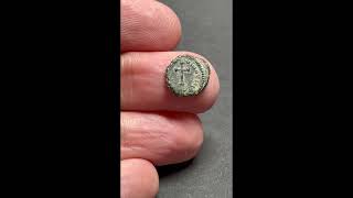 HONORIUS RIC 137 Date 404406 AD AE Bronze Nummus Antiochia ad Orontem Cross [upl. by Brittaney]