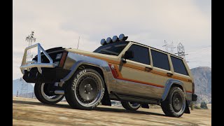 2nd Gen Jeep Cherokee XJ in GTA Online as Canis Seminole Frontier [upl. by Desmund]