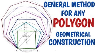 How to draw any polygon using general method Hindi [upl. by Delphine]