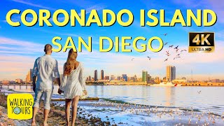 Coronado Island  Ferry Landing  San Diego CA  4K Walking Tour [upl. by Al]