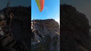 Canyon flight below Mount Timpanogos in Utah on a Powered Paraglider  Paramotor ￼ [upl. by Seroled]