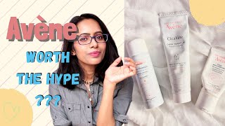 Avene Review for irritated skin 🧡  Thermal water spray Recovery cream amp cicalfate repair cream [upl. by Nomi836]