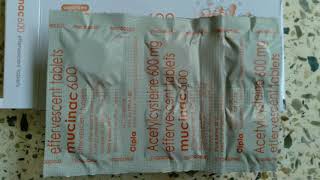 Mucinac 600 tablet Uses Hindi  Acetylcysteine 600mg Effervescent tablets [upl. by Naresh447]