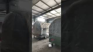 Food trailer production completed and packed mobilefood foodtruck [upl. by Grane]