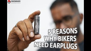 5 REASONS WHY BIKERS NEED EARPLUGS  No Noise [upl. by Cindy370]