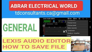 lexis audio editor save file problem [upl. by Aihn34]