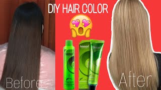 PAANO MA ACHIEVE ANG LIGHT BLONDE HAIR COLOR GAMIT ANG BREMOD HAIR COLOR [upl. by Ayirp]