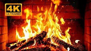 🔥 Cozy Fireplace 4K 12 HOURS Fireplace with Crackling Fire Sounds Fireplace Ambience [upl. by Morra]