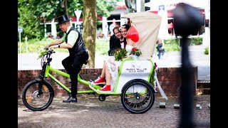 Rikscha fahren in Oldenburg [upl. by Gnni]