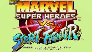 WinKawaks MARVEL SUPER HEROES VS STREET FIGHTER [upl. by Pearman]