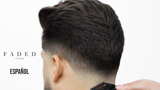 COMO CORTAR CABELLO DE HOMBRE TUTORIAL DE BARBERO [upl. by Goldina]