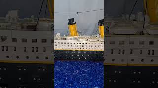 LEGO TITANIC SETS SAIL ON HER MADIEN VOYAGE lego titanic [upl. by Laleb548]