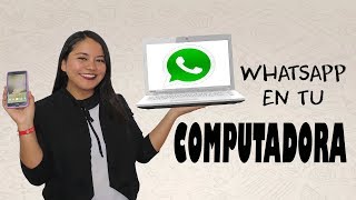 ¿Cómo conectar tu WhatsApp de tu celular a la computadora [upl. by Alford632]