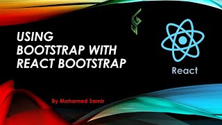 33 Using Bootstrap with React Bootstrap React بالعربي [upl. by Yema]