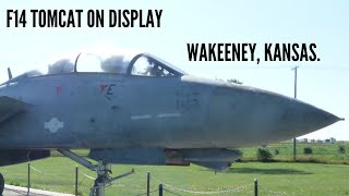 F14 Tomcat on display  WaKeeney Kansas  62323 [upl. by Crain]