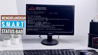 Cara Mengakali Menghilangkan SMART Hardisk Status  BAD [upl. by Ahidam]