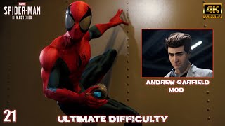 Ultimate SpiderMan Andrew Garfield Face Part 21  SpiderMan PC MOD [upl. by Neibart]