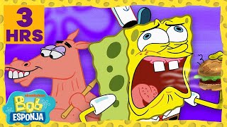 Bob Esponja  35 Horas Com Todos os Episódio da 11ª Temporada  Bob Esponja em Português [upl. by Parish]