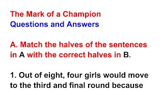 The Mark Of A Champion  Question Answer  By Pika Nani  Gulmohar Golden Jubilee Edition Class 4 [upl. by Aysahc506]