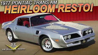 🔥 Muscle Car Of The Week 1977 Pontiac Trans Am Restoration A Family Member Reborn [upl. by Sayers435]