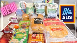 NEW ALDI GROCERY HAUL AND TASTE TEST [upl. by Eugatnom]