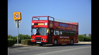 Leyland Olympian KYE658 ex A963THW on Famagusta Tour Cyprus [upl. by Suk]