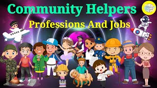 Community helpers part 1  Profession  Occupation  persons around us [upl. by Hardi]