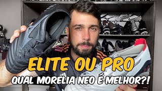 QUEM É MELHOR  Comparativo Mizuno Morelia Neo III Pro e Mizuno Morelia Neo III Elite [upl. by Turk]