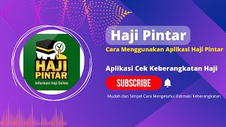 CARA VALIDASI HAJI PINTAR DI APLIKASI CEK KEBERANGKATAN HAJI LEWAT APLIKASI HAJI PINTAR [upl. by Sapers]