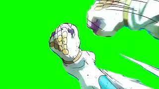 JoJo Green Screen Star Platinum punching Sheer Heart Attack 2 [upl. by Enelrihs337]