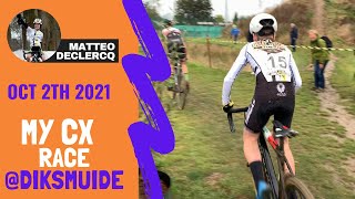 CYCLOCROSS RACE  DIKSMUIDE BELGIUM  U15  GoPro LAP [upl. by Kopans813]