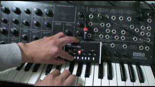 korg monotron vs MS20 high pitch tone [upl. by Sello748]