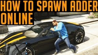 GTA5  How to SpawnFind Adder Online EC [upl. by Ermey]