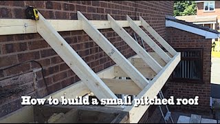 How to build a small pitched roof 2 [upl. by Larrad]