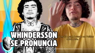 O QUE DIZ WHINDERSSON SOBRE O CASO CHOQUEI [upl. by Ita763]