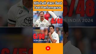 Mitchell Starc best 🔥 test performance 💥💥 mitchellstarc australia indvsaus test shorts [upl. by Aeslahc]