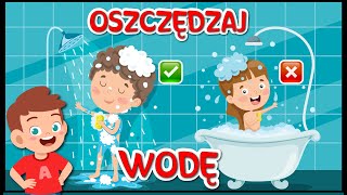 Jak oszczędzać wodę  💧 Dzień ziemi dla dzieci 💧 [upl. by Adnwahsar]