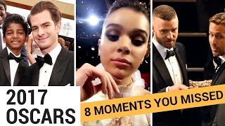 OSCARS 2017 Top 8 Moments You May Have Missed  Hollywire [upl. by Earlie]