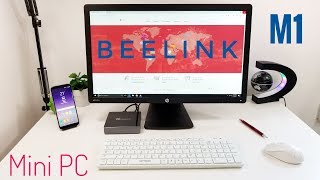 Beelink M1 Mini PC REVIEW  Intel N3450 Windows 10 [upl. by Nolyaw]