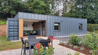 2 x 40ft SHIPPING CONTAINER HOME  Small house design [upl. by Ecirp256]