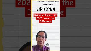 Digital vs Hybrid AP 2025 Know the Difference digitalap hybridap collegeboard bluebook [upl. by Ocramed]