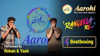 Beatboxing  Cover Song by Rohan amp Yash  Aarohi Bangalore [upl. by Alister]