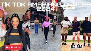 best of tik tok amapiano dance challenge  2024 💚💙🔥 evipostrw viralshort amapiano dance shot [upl. by Anirehs371]