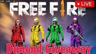 DIMONDS GIVEWAY IN FREEFIRE COSTOME WINNER WITH MPSGAMERZ [upl. by Telrats]