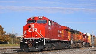 HD CLEAN CPR 147  CPR 8001 West at Galt October 30 2018 [upl. by Aneehsram]