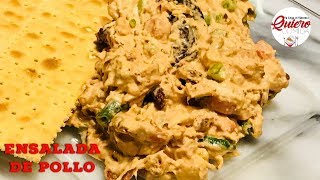 Ensalada de Pollo Con chile Chipotle  Quiero Cake [upl. by Nnyluqcaj]