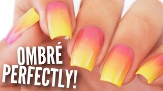 Ombre  Gradient Your Nails Perfectly [upl. by Meuse]