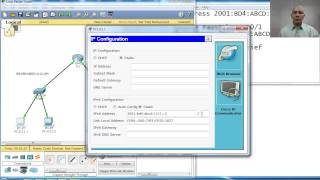 CS071 2305 IPv6  Ejemplo IPv6 en Packet Tracer [upl. by Enytsuj181]