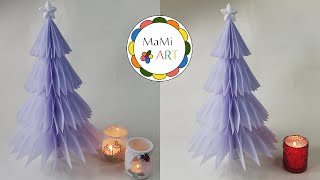 JAK ZROBIĆ CHOINKĘ Z PAPIERU 🎄 🌲 How to make a Christmas tree out of paper 🎄 🌲 Christmas decoration [upl. by Llednar]