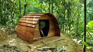 21Days How I Survival Cooking AndBuilding In The Rain Forest  Full Video [upl. by Indyc]